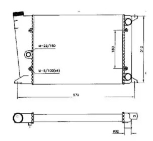 WILMINK GROUP wg1723465 -  Радиатор, охлаждение двигателя
